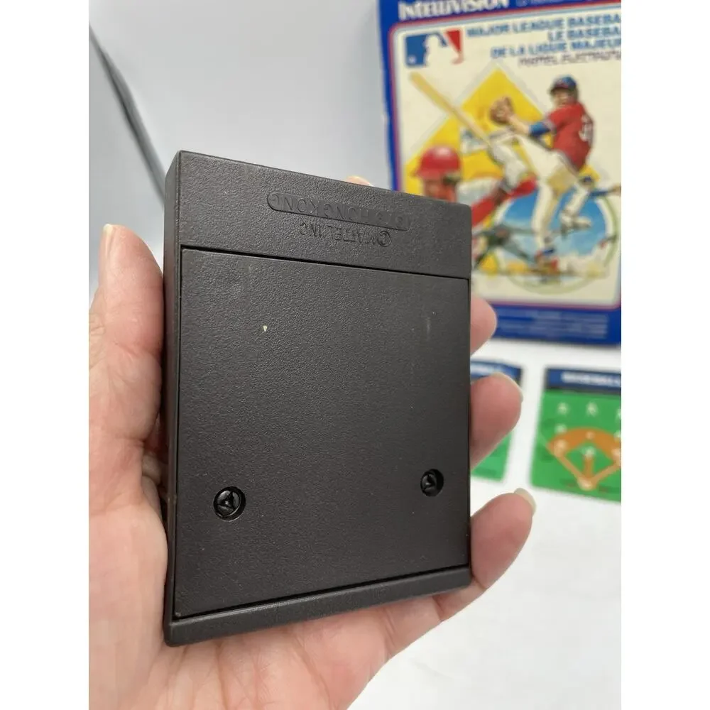 Vintage Intellivision MAJOR LEAGUE BASEBALL Video Game 1979 CIB Box Manual